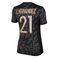Fotbalové Dres Paris Saint-Germain Lucas Hernandez #21 Dámské Alternativní 2023-24 Krátký Rukáv